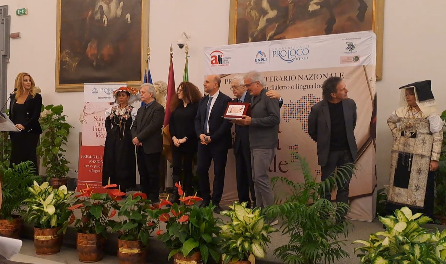 Claudio Mazzer, premiazione Salva la tua lingua locale 2023